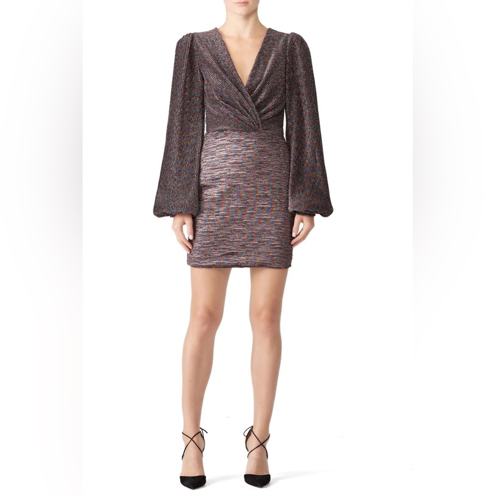 Ronny Kobo Joney Rainbow Mini Dress